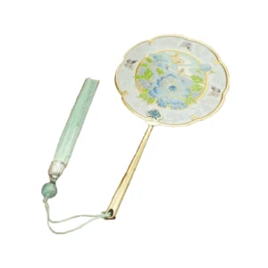 Handcrafted Enamel Luoyang Peony Mirror – Elegant Floral Souvenir Blending Xi’an-Luoyang Cultural Charm!