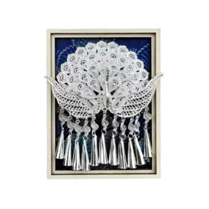 Guizhou Miao Silver Hat Fridge Magnet – A Cultural Keepsake from Qianhu Miao Village