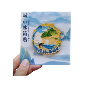 Guilin Elephant Trunk Hill Metal Fridge Magnet – A Charming Keepsake of Guangxi’s Iconic Landmark